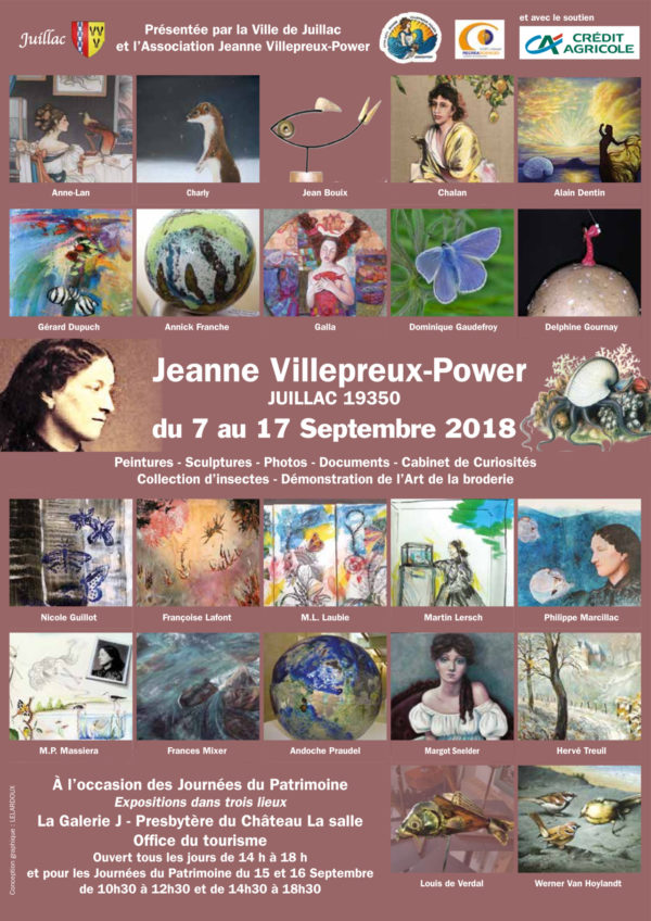 Affiche Exposition Juillac 2018